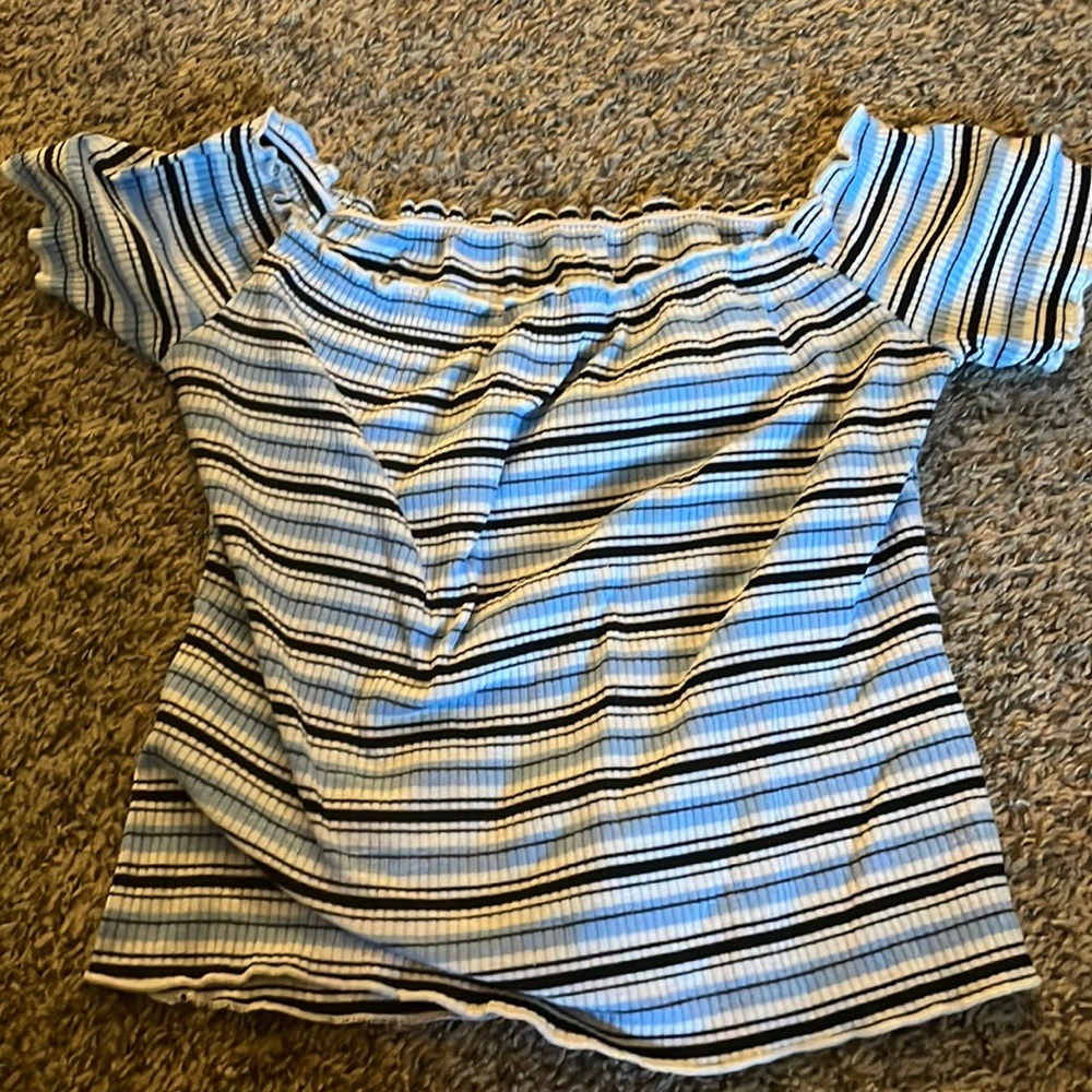 shein off the shoulder shirt